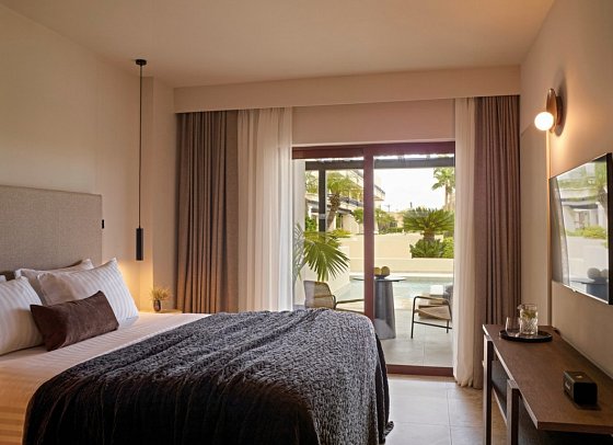 Asterion Suites & Spa - Designed for adults by Louis Hotels - Wohnbeispiel Suite Swim-up (Zimmercodierung WBQ)