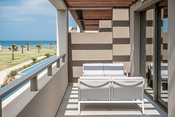 Euphoria Resort - Wohnbeispiel Doppelzimmer seitl. Meerblick (Zimmercodierung DBN)