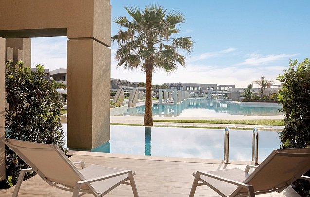 Euphoria Resort - Wohnbeispiel Juniorsuite Gemeinschaftspool (Zimmercodierung JB1)