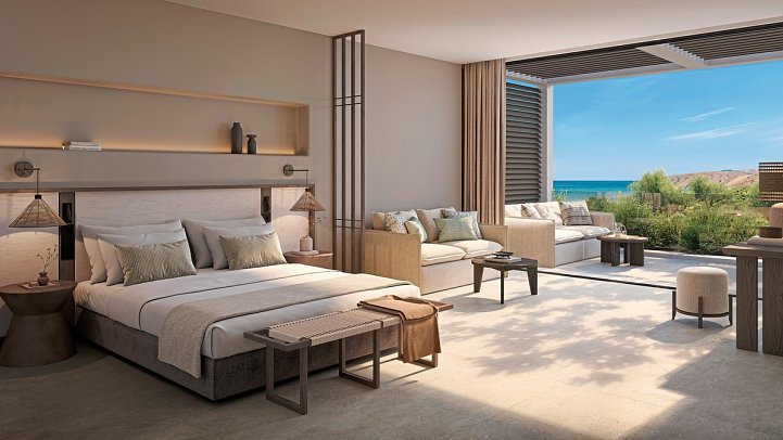 Ikos Kissamos - Junior Suite Deluxe Side Sea View (Zimmercodierung JD1)