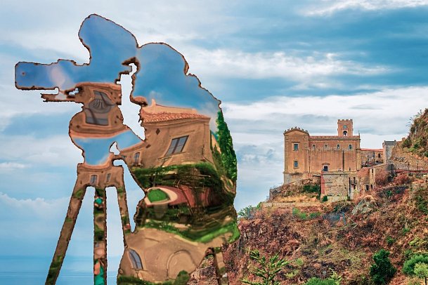 Autotour Auf den Spuren des Paten - Skulptur in Savoca