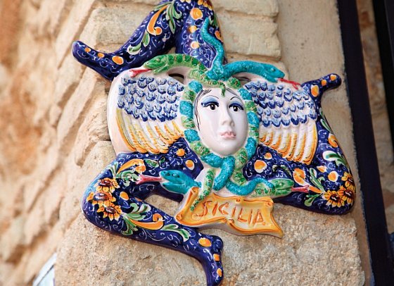 Autotour Kulturelles Sizilien - Trinacria, Symbol Siziliens