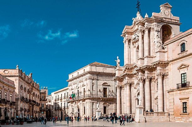 Sizilien - Siciliando - Kathedrale von Syrakus