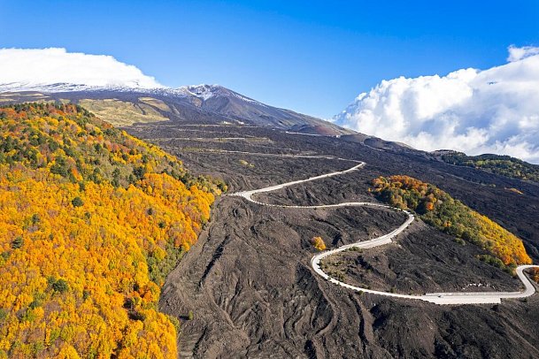 Tempel, reizvolle Landschaften und der Ätna (Premium-Variante) - Ätna-Höhenstraße