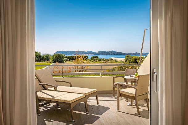 President Hotel Valamar Collection - Wohnbeispiel Zimmer für 2 plus 1 Meerblick (Zimmercodierungen DBM & D1M)