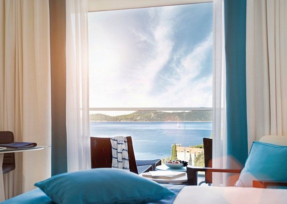 Sun Gardens Dubrovnik - Wohnbeispiel DZ Deluxe Meerblick (Zimmercodierung DDM)