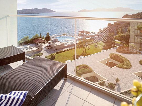 Sun Gardens Dubrovnik - Wohnbeispiel Doppelzimmer Deluxe Meerblick (Zimmercodierung DDM)
