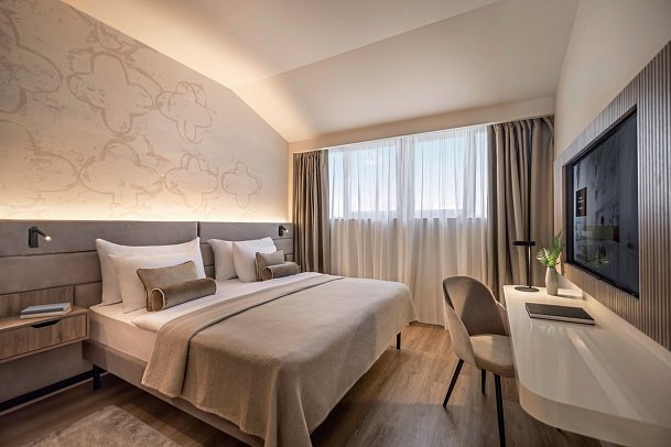 Valamar Lacroma Hotel - Wohnbeispiel Zimmer V Level für 2 plus 1 Meerseite (Zimmercodierung DS2)