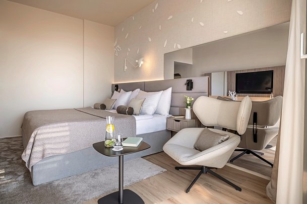 Valamar Lacroma Hotel - Wohnbeispiel Zimmer V Level für 2 plus 1 Meerseite (Zimmercodierung DS2)