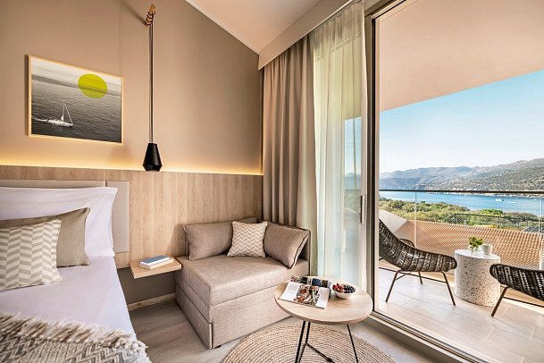 Valamar Tirena Hotel - Wohnbeispiel Zimmer Superior für 2 plus 1 (Zimmercodierungen DS1 & DC3)