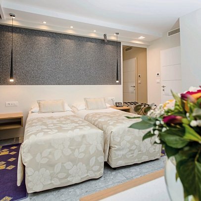 Hotel Lero - Wohnbeispiel Doppelzimmer (Zimmercodierungen DB1 & DC2)