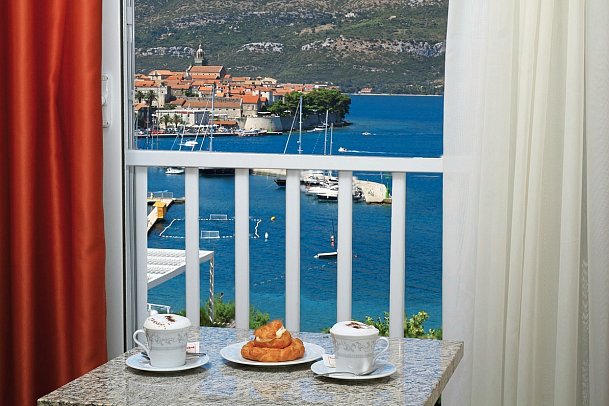 Marko Polo Maradiso Hotel by Aminess - Wohnbeispiel Doppelzimmer Meerseite (Zimmercodierung DG1)