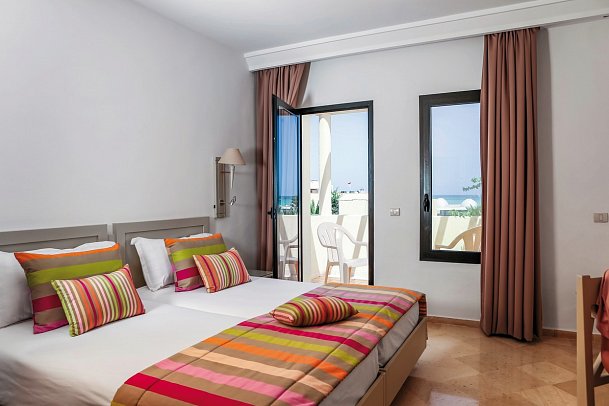 Aldiana Club Djerba Atlantide - Wohnbeispiel Doppelzimmer Bungalow Meerblick (Zimmercodierung D1M)