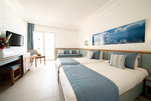 Calimera Yati Beach - Wohnbeispiel Doppelzimmer/Familienzimmer (Zimmercodierungen DB1, DC1, DP1, DBM, DCM, DE1, EB1, DB2, D1M, DS2, DSM & FB2)