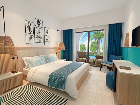 Sentido Djerba Beach - Wohnbeispiel Doppelzimmer Swim-Up (Zimmercodierung DBQ)