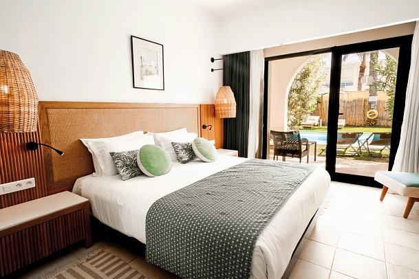 Sentido Djerba Beach - Wohnbeispiel Doppelzimmer Poolblick (Zimmercodierungen DBP & DCP)