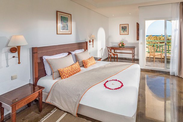 Yadis Djerba Golf & Thalasso - Wohnbeispiel Doppelzimmer Meerblick (Zimmercodierungen DBM & DCM)