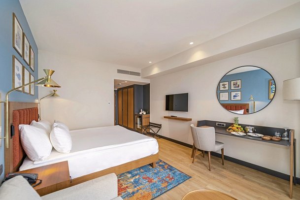 Sundia Exclusive By Liberty Fethiye - Wohnbeispiel Doppelzimmer Deluxe seitl. Meerblick (Zimmercodierung DDN)