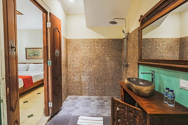 Bebek Cottage Sanur - Beispiel Bad Premier (Zimmercodierung UM1)