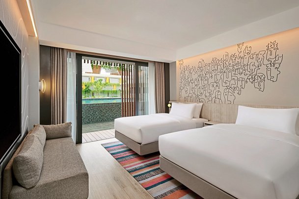 Aloft Bali Kuta at Beachwalk - Wohnbeispiel Aloft Pool View (Zimmercodierung UGP)