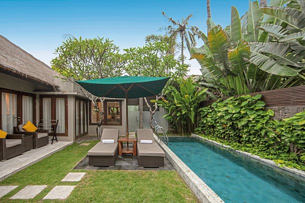 Legian Beach Hotel - Wohnbeispiel Premier Pool Villa (Zimmercodierung VM5)