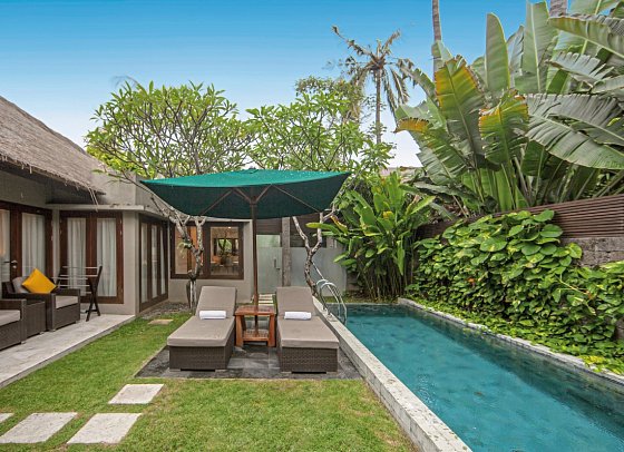Legian Beach Hotel - Wohnbeispiel Premier Pool Villa (Zimmercodierung VM5)
