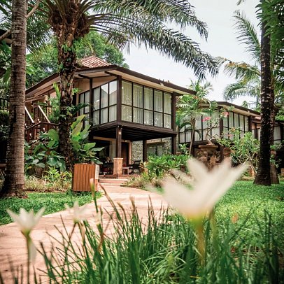 Segara Village Hotel - Wohnbeispiel Family Bungalow (Zimmercodierung BI1)