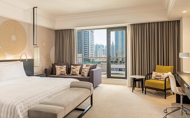 Le Royal Méridien Beach Resort & Spa Dubai - Wohnbeispiel Deluxe Room City View (Zimmercodierung UD2)
