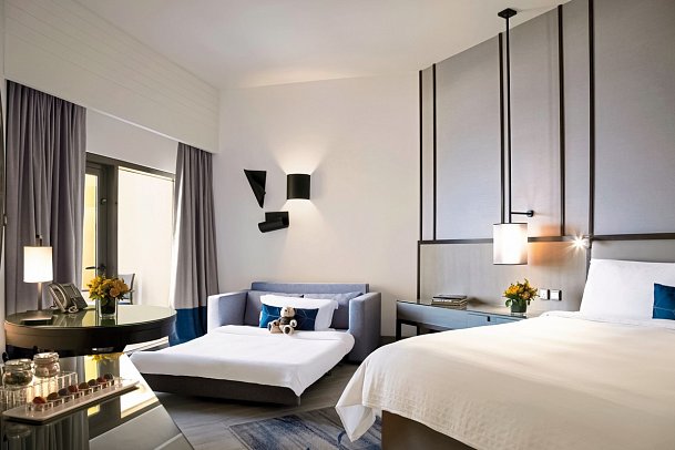 Amwaj Rotana Jumeirah Beach - Wohnbeispiel Sea View Family Room with Balcony (Zimmercodierung FBM)