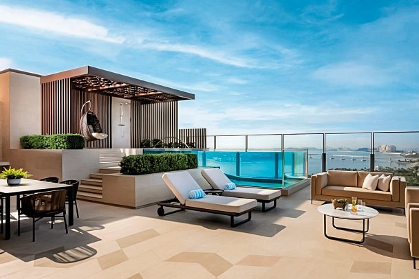 Atlantis The Royal - Wohnbeispiel Sky Pool Villa (Zimmercodierungen VB1 & VDM)