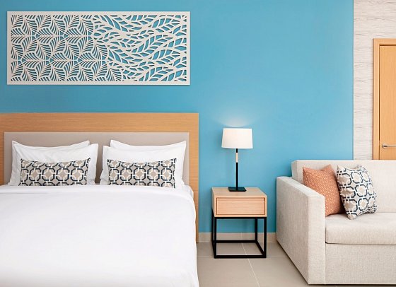 Centara Mirage Beach Resort Dubai - Wohnbeispiel Superior Room King (Zimmercodierungen DS1 & UP1)