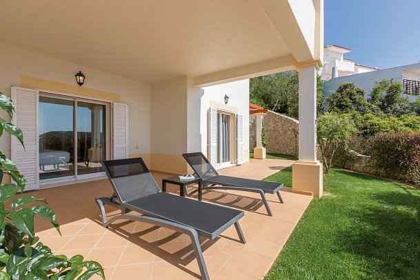 NAU Salema Beach Village - Beispiel Terrasse Townhouses (Zimmercodierungen AB1, OB1, OBM & PB3)