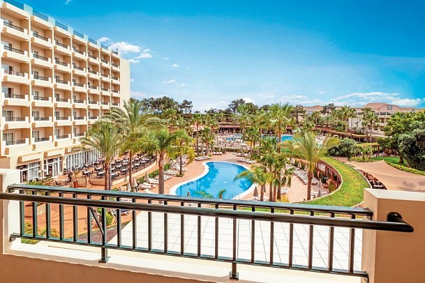 3HB Guaraná - Beispiel Balkon Doppelzimmer Poolblick (Zimmercodierung D3P)