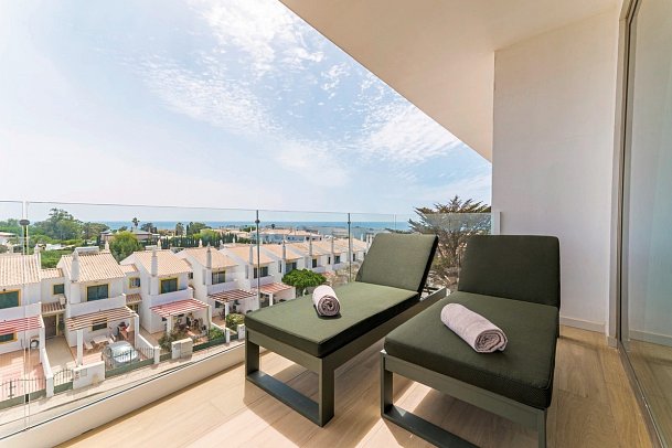 ananea Castelo Suites Algarve - Wohnbeispiel Exclusive Suite Terrasse Glasgarten (Zimmercodierung WT1)