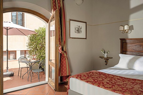 Villa Casagrande Hotel Spa Wine - Wohnbeispiel Doppelzimmer Superior Deluxe (Zimmercodierung DD1)
