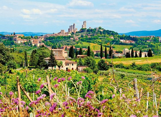 Autotour von Kultur zum Genuss in der Toskana - San Gimignano