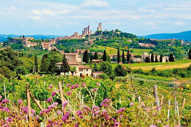 Autotour von Kultur zum Genuss in der Toskana - San Gimignano