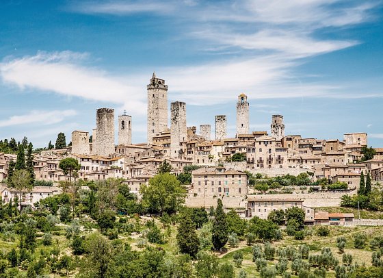 Autotour von Kultur zum Genuss in der Toskana - San Gimignano