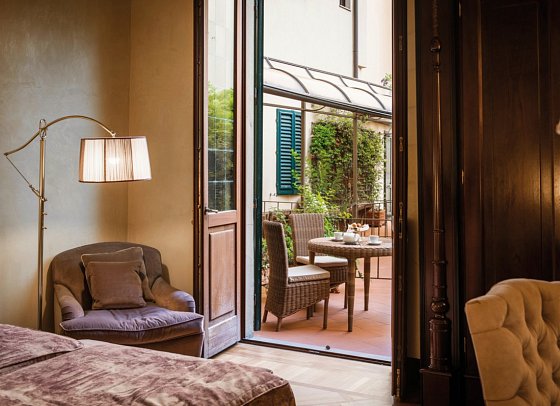Grand Hotel Baglioni - Wohnbeispiel Doppelzimmer Garden Relax (Zimmercodierung DB2)