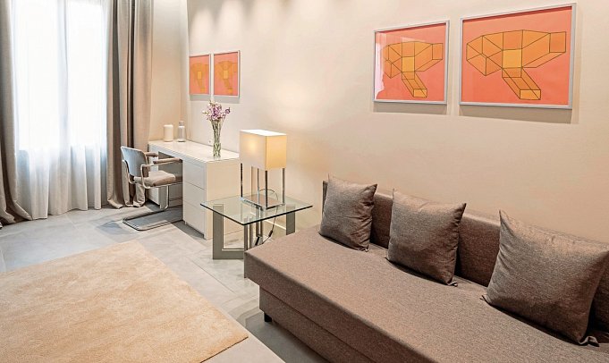 Grand Hotel Croce di Malta - Wohnbeispiel Dreibettzimmer Superior (Zimmercodierung TS1)