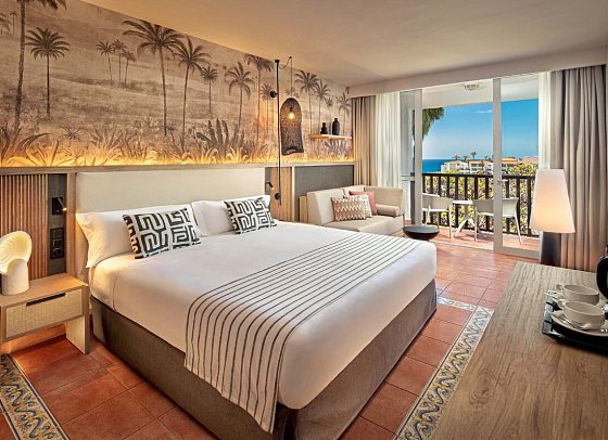 Esencia de Fuerteventura by Princess Hotels - Wohnbeispiel Doppelzimmer Standard seitl. Meerblick (Zimmercodierungen DGN & D1N)