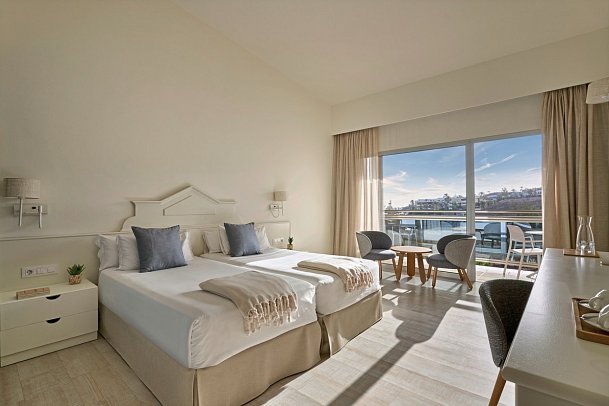 Iberostar Selection Fuerteventura Palace - Wohnbeispiel Doppelzimmer seitl. Meerblick (Zimmercodierungen D1N & D2N)