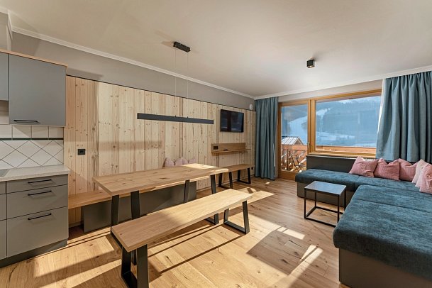 Aparthotel Ferienalm - Wohnbeispiel Appartement Dachstein (Zimmercodierungen OB1 & OB2)