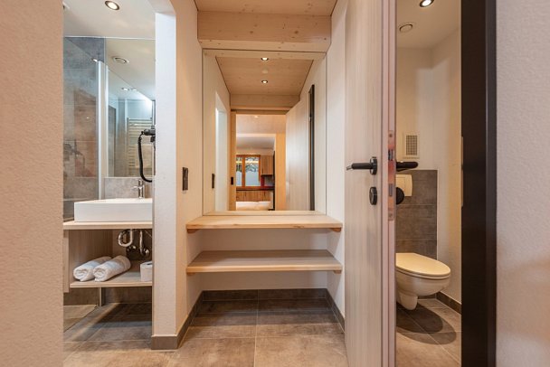 Aparthotel Ferienalm - Wohnbeispiel Dreibettzimmer Ennstal (Zimmercodierung TB1)