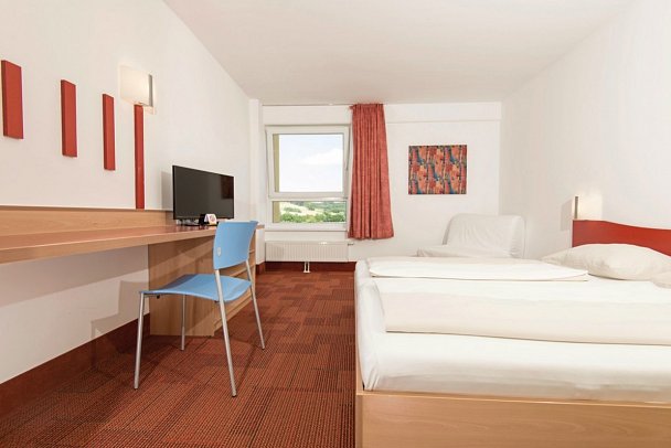 H2O Hotel-Therme-Resort - Wohnbeispiel Doppelzimmer Thermenseite (Zimmercodierungen DS1 & EC3)