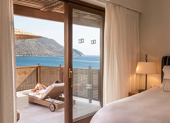 Phãea Blue, Elounda, Crete - Wohnbeispiel Deluxe Suite Meerblick (Zimmercodierung WD1)