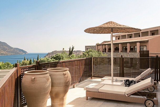 Phãea Blue, Elounda, Crete - Wohnbeispiel Deluxe Suite Meerblick (Zimmercodierung WD1)