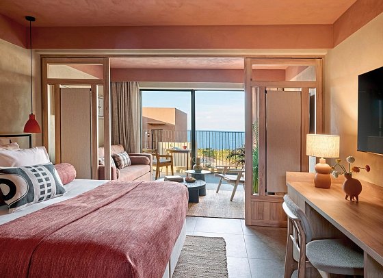 ananea Rocrita - Wohnbeispiel Juniorsuite Meerblick (Zimmercodierung J1M)