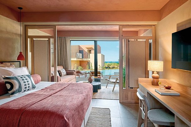 ananea Rocrita - Wohnbeispiel Juniorsuite Swim-Up (Zimmercodierung J1Q)