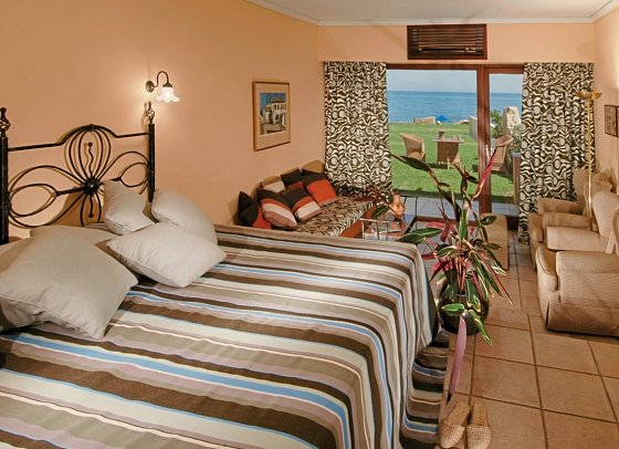 Aquila Rithymna Beach - Wohnbeispiel Juniorsuite Meeresfront (Zimmercodierung JBO)